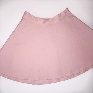 light pink skater skirt